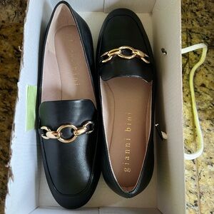 Gianni Bini Flats, Gold Buckle Flats